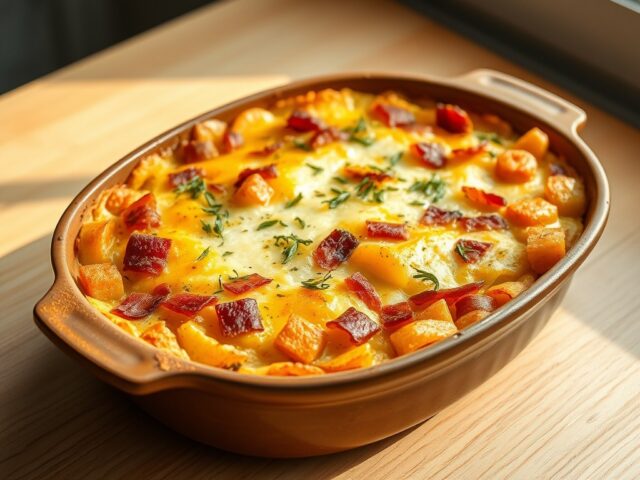 Aardappelwortelschotel