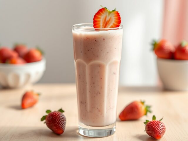 Aardbei Banaan Smootie