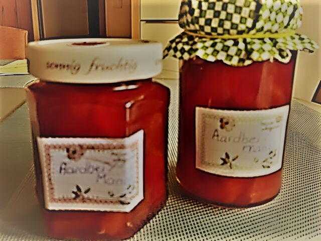 Aardbeien Mango jam