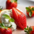 Aardbeien met Martini Fiero en Mascarpone