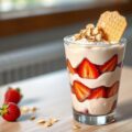 Aardbeien onder mousse