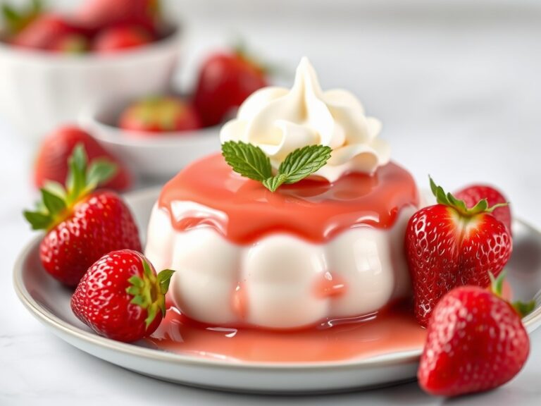 Aardbeienbavarois