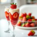 Aardbeienflûtes