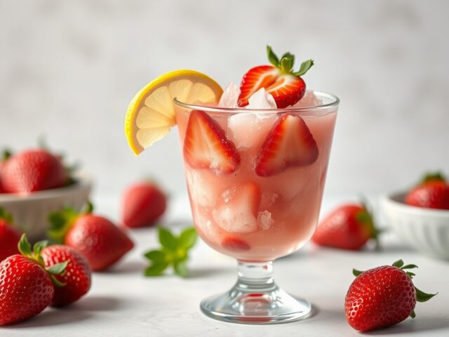 Aardbeiengranita