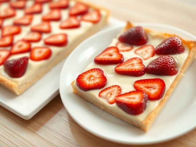 Aardbeienplaattaart