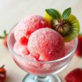Aardbeiensorbet
