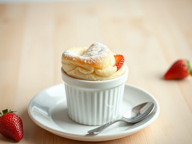 Aardbeiensoufflé