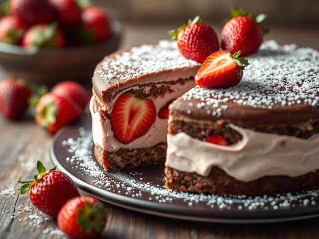 Aardbeientaart