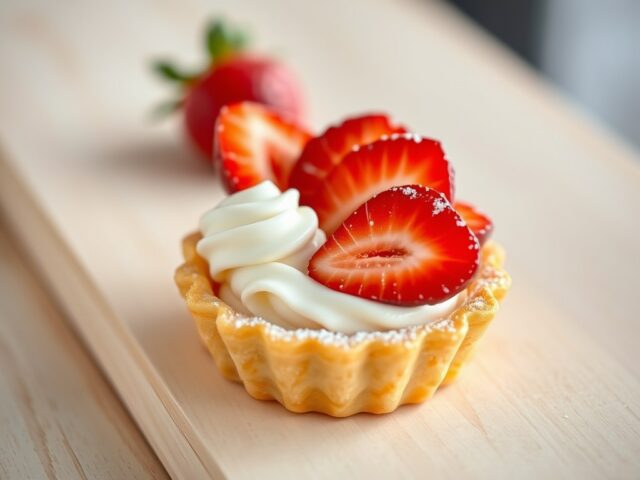 Aardbeientaartjes met vanillemascarpone