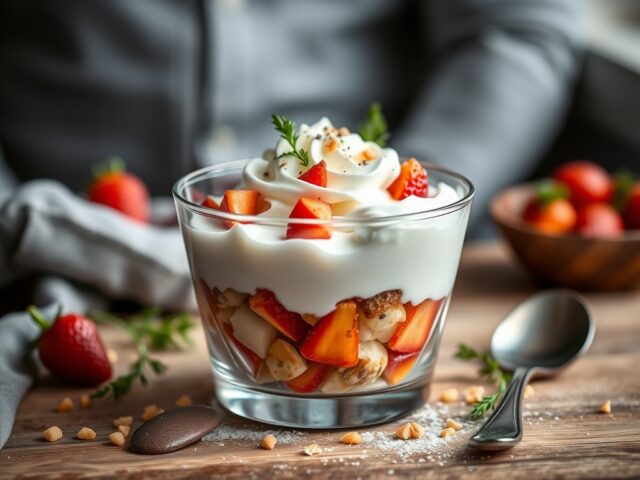 Abrikozenparfait
