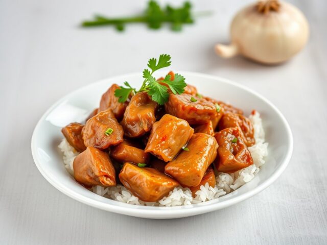 Adobo (Kip – Varkensvlees) — AI-gegenereerde illustratie