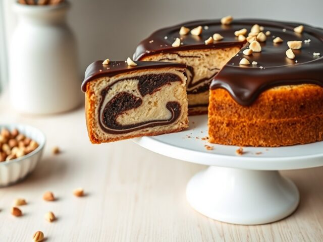 Advokaat-nutella cake