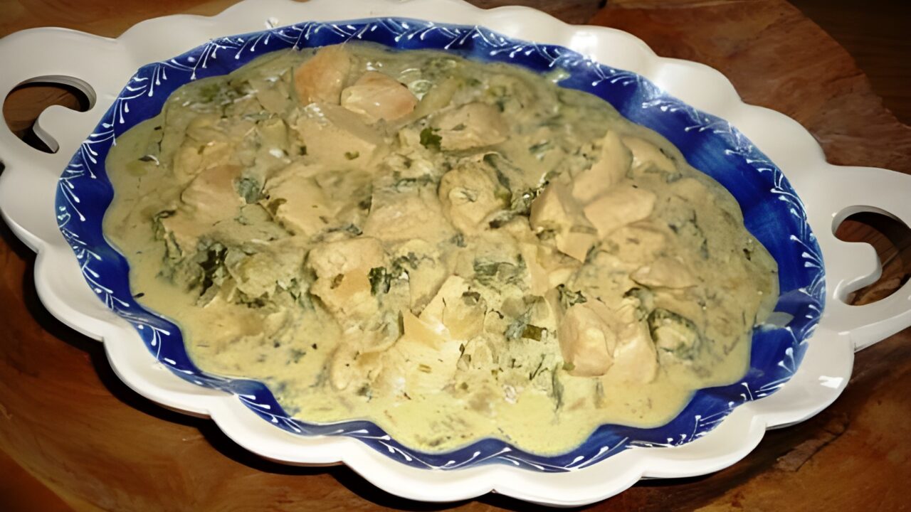 Afghaanse kip-yoghurtcurry