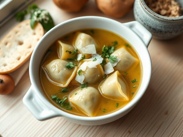 Agnolotti in bouillon