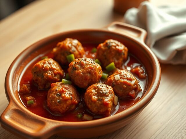 Albondiga’s (gehaktballetjes in een pittige saus)