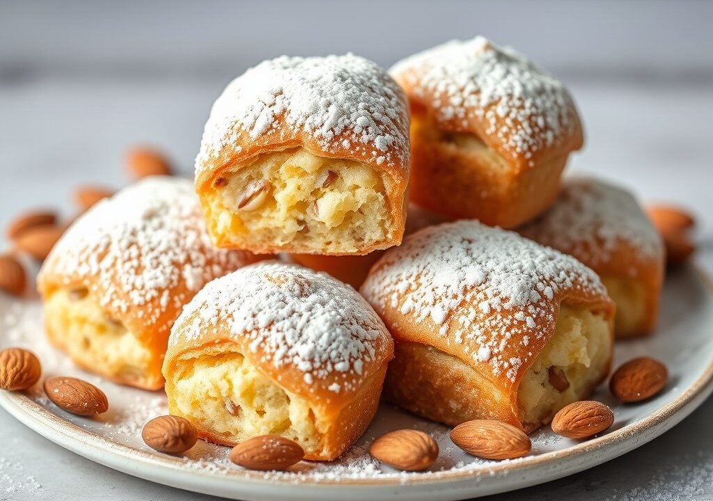 Amandelcakejes (12 stuks), AI-gegenereerde illustratie