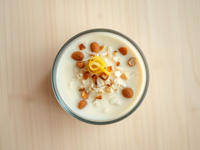 Amandelpudding (bademli muhallebi)