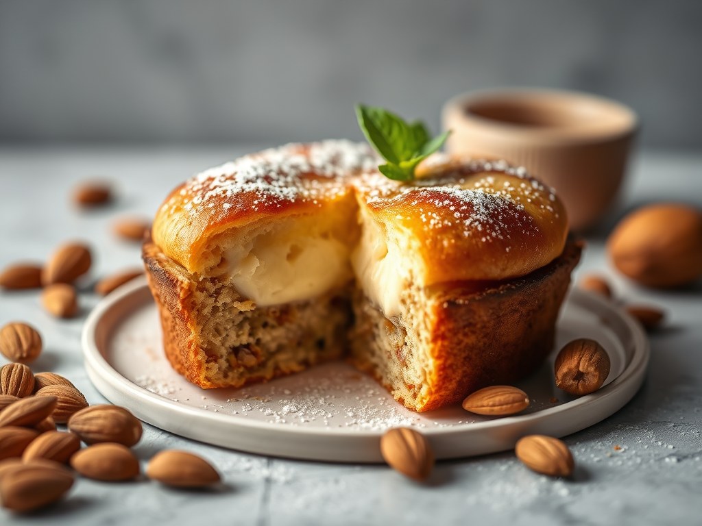 Amandelspijs en Frangipane, AI-gegenereerde illustratie