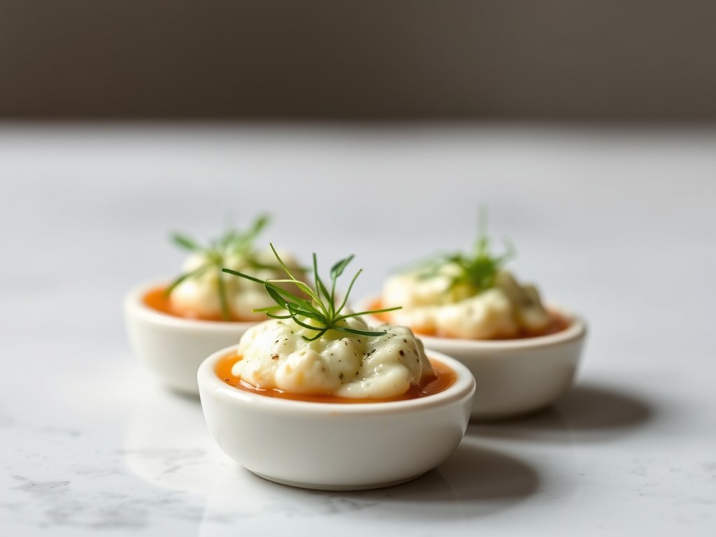 Amuse met Gorgonzola en Venkel, AI-gegenereerde illustratie