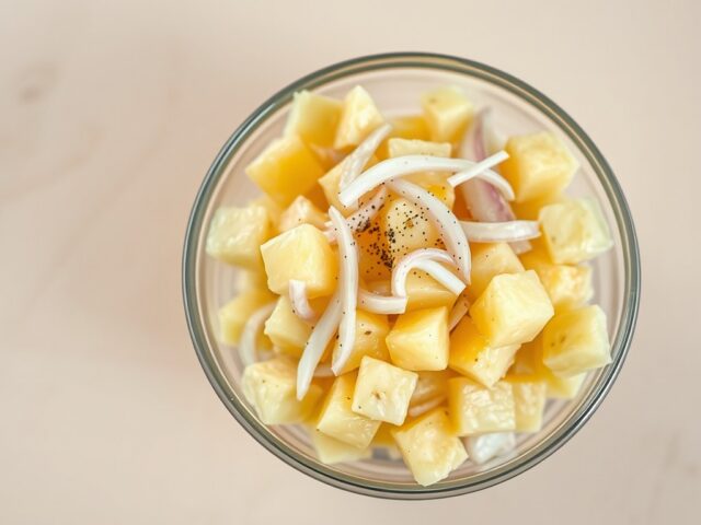 Ananas-ui salade