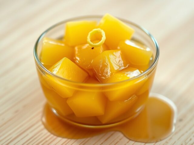 Ananascompote met vanille, rum en limoen