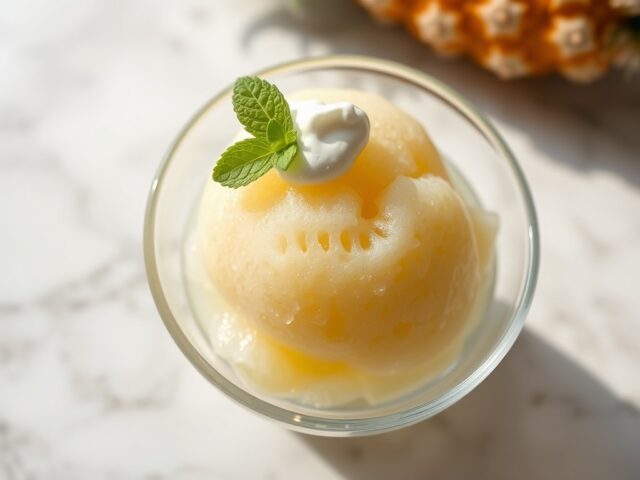 Ananassorbet