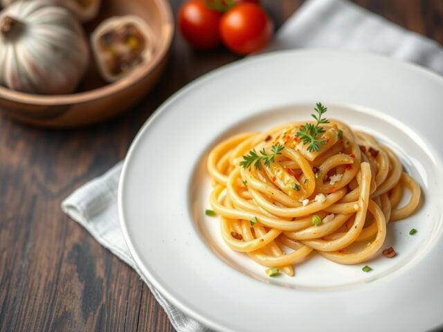 Andijvie op z’n Italiaans — AI-gegenereerde illustratie