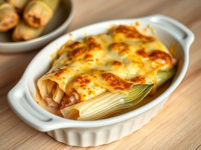 Andijvie uit de oven