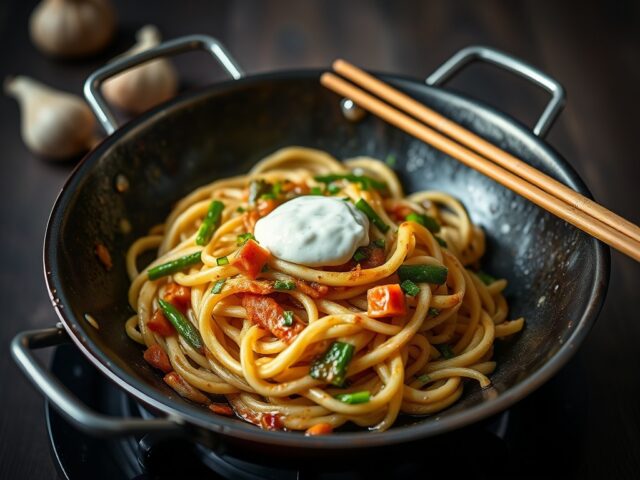 Andijvie uit de wok
