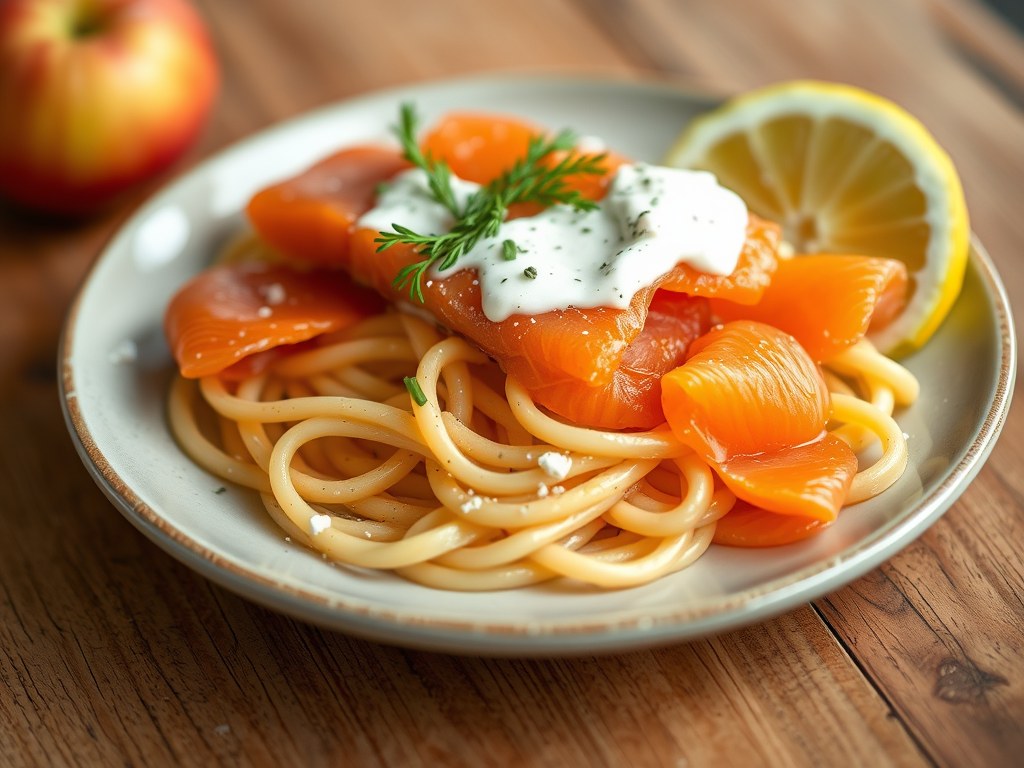 Antipasta con salmone, AI-gegenereerde illustratie