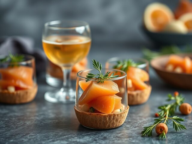 Aperitiefhapjes — AI-gegenereerde illustratie