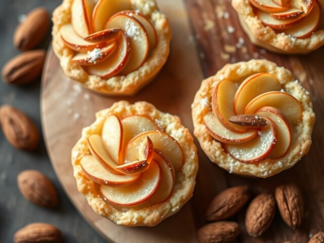 Appel-amandeltaartjes