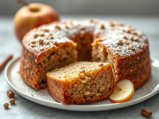 Appel-speculaas-cake