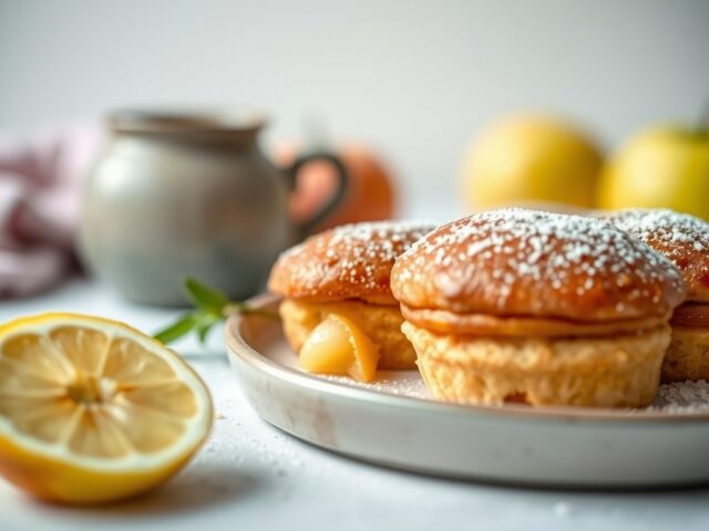 Appel-speculaassouffleetjes — AI-gegenereerde illustratie