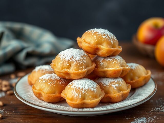 Appelbeignets — AI-gegenereerde illustratie