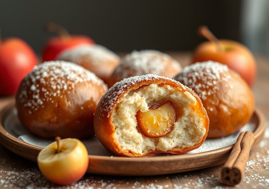 Appelbollen, AI-gegenereerde illustratie