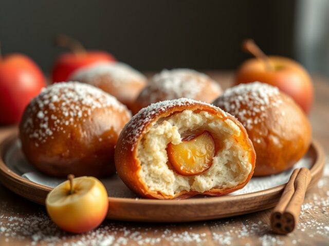 Appelbollen — AI-gegenereerde illustratie
