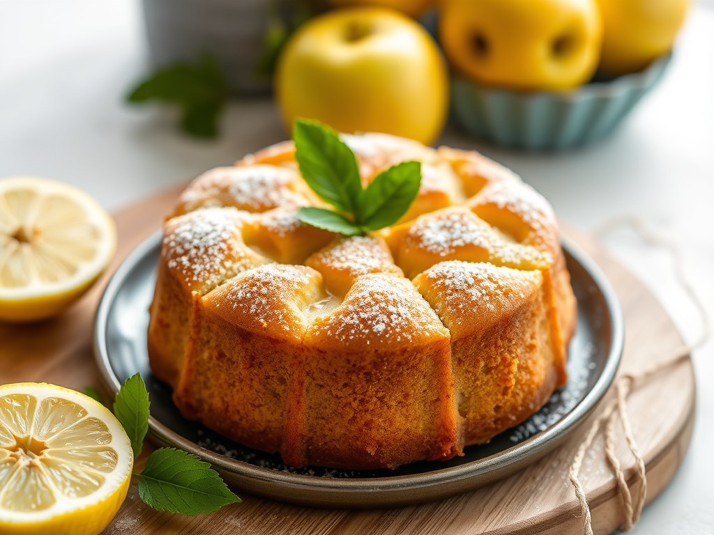 Appelcake, AI-gegenereerde illustratie