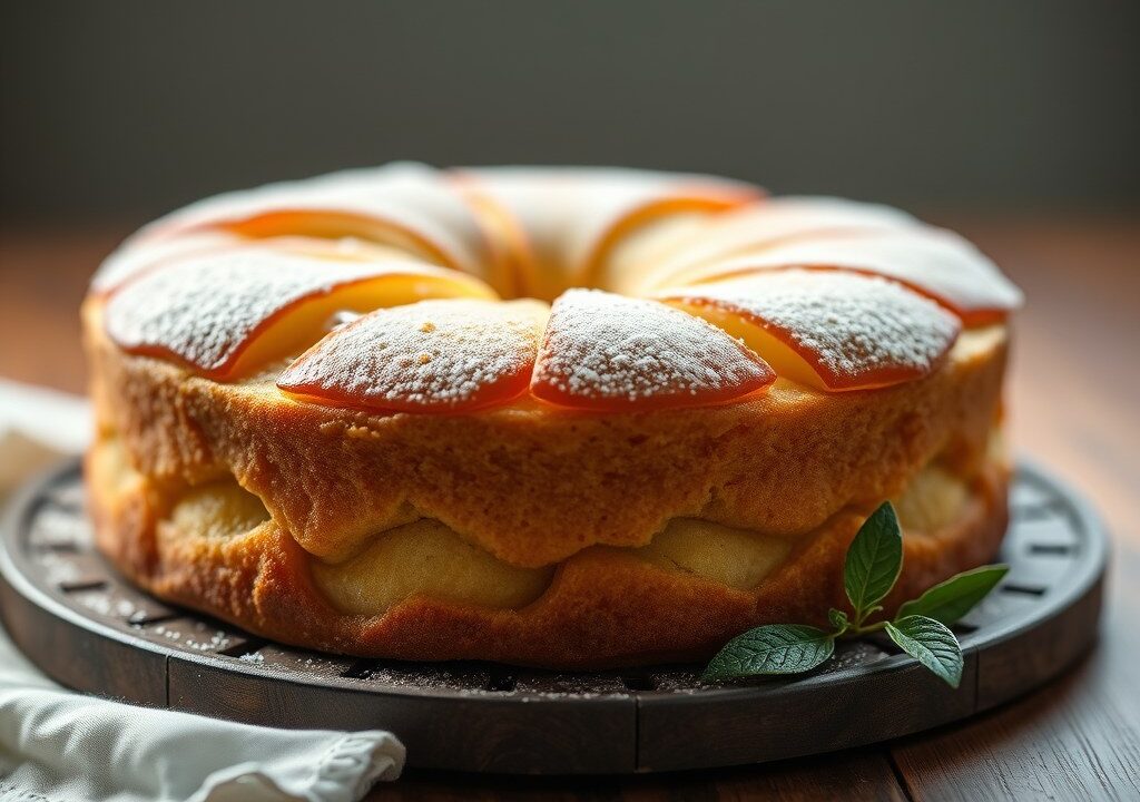 Appelcake:, AI-gegenereerde illustratie