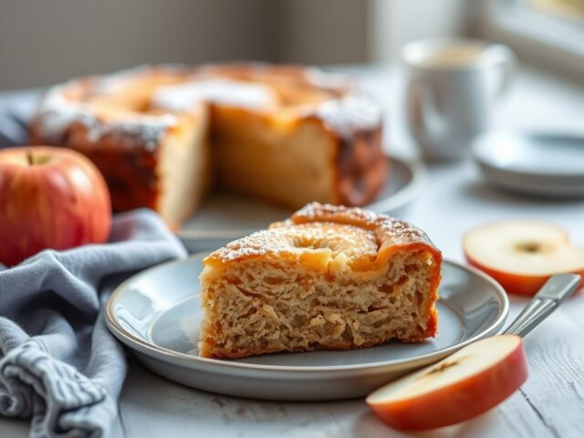Appelcake — AI-gegenereerde illustratie