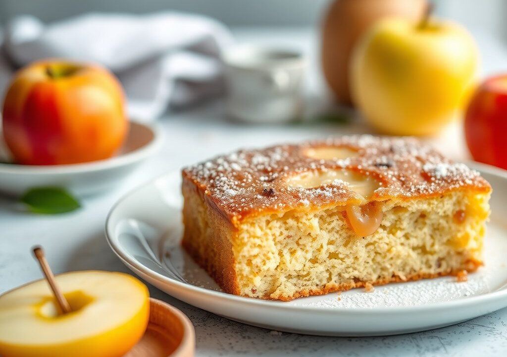 Appelcake Slank, AI-gegenereerde illustratie
