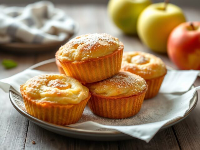 Appelcakejes (zonder boter!)