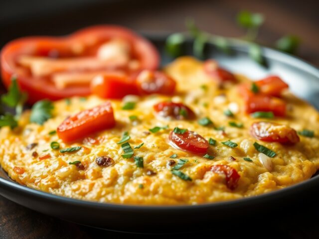 Appelfrittata — AI-gegenereerde illustratie