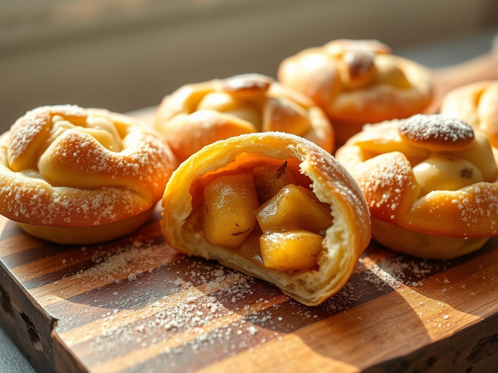 Appelkoeken, AI-gegenereerde illustratie