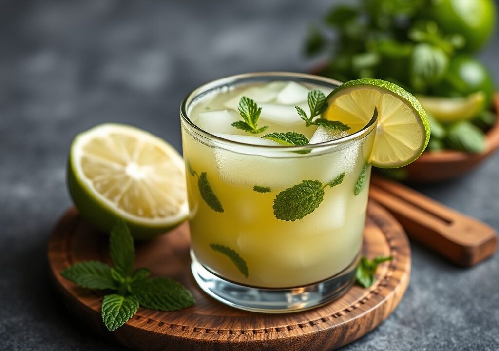 Appelmojito, AI-gegenereerde illustratie