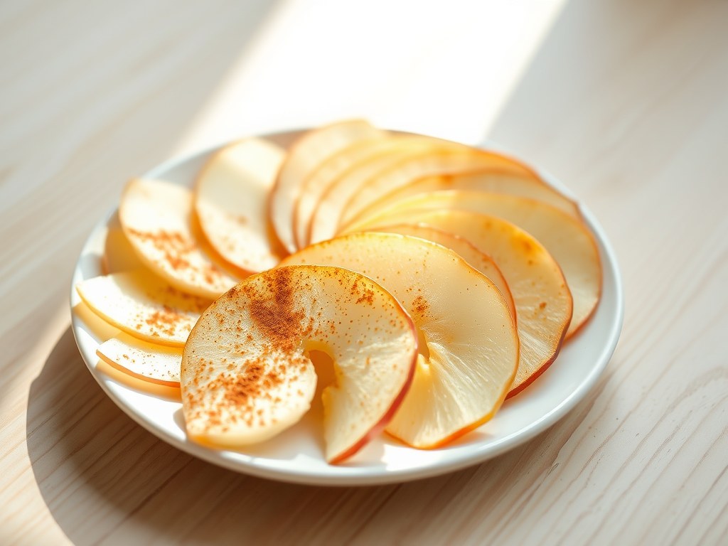 Appelsnack, AI-gegenereerde illustratie