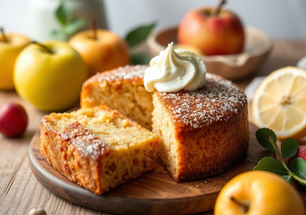 Appeltaart — AI-gegenereerde illustratie