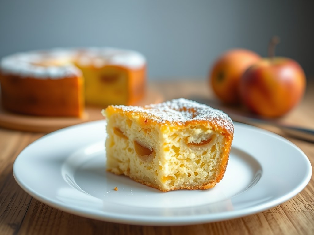 Appeltaart, AI-gegenereerde illustratie