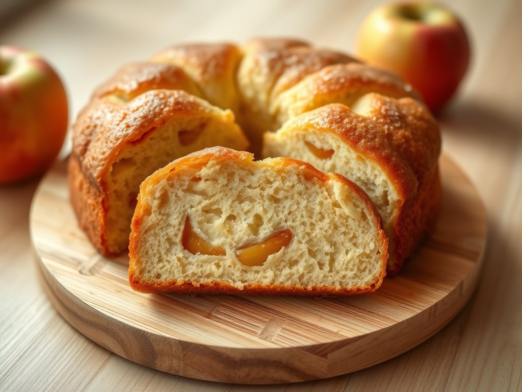 Appeltaart, AI-gegenereerde illustratie