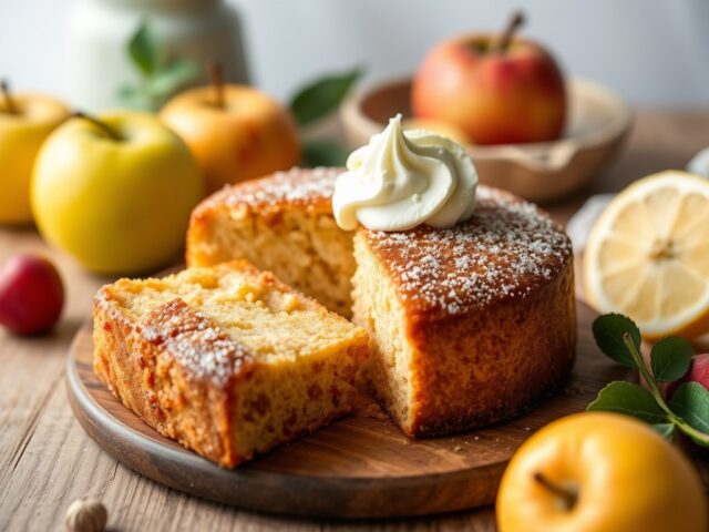 Appeltaart — AI-gegenereerde illustratie